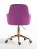 HR2022K Scaun Fucsia din Catifea Bază Aurie
