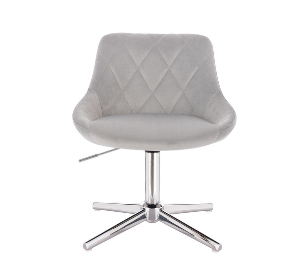 HR1054CROSS Scaun Gri Catifea