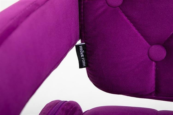 HR8403K Scaun Catifea Fucsia Bază Aurie