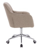 HR550K Scaun Latte Boucle cu Bază Cromata