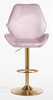 HR350W Scaun Mov din Catifea Bază Aurie