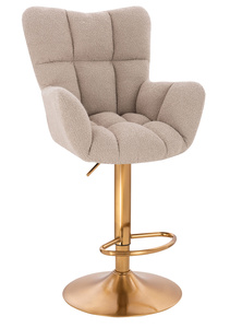 HR650W Latte Boucle Scaun Bază Aurie
