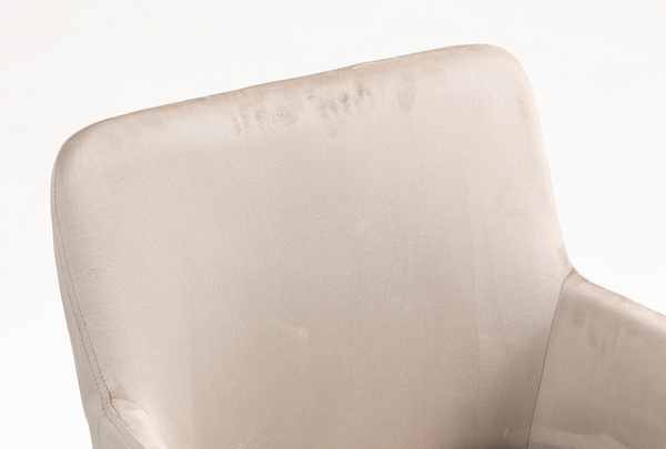 HR4318K Scaun Latte Catifea cu Bază Aurie