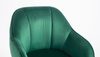 HR2055N Scaun Verde din Catifea cu Bază Cromata