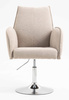 HR280N Scaun Latte Boucle cu Bază Cromata