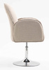 HR280N Scaun Latte Boucle cu Bază Cromata