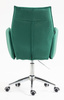 HR280K Scaun Verde din Catifea cu Bază Cromata