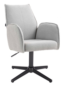 HR280CROSS Scaun Gri Boucle cu Bază Neagră