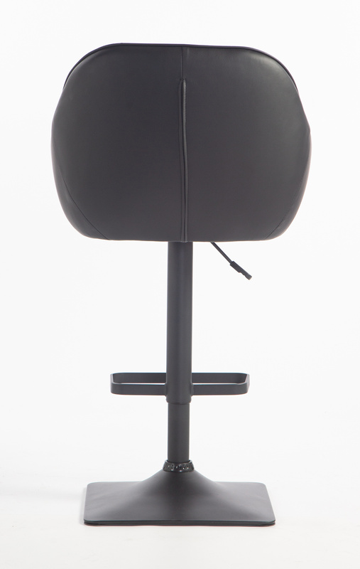 HR2055KW Scaun Neagră din Piele Ecologica cu Bază Neagră