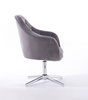 HR830CROSS Scaun Catifea Grafit