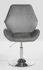 HR350N Scaun Gray din Catifea Bază Cromata