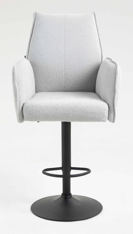 HR280W Scaun Gri Boucle cu Bază Neagră