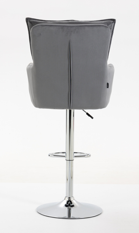 HR250W Scaun Catifea Grafit Bază Cromata
