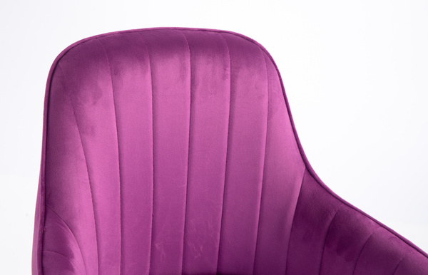 HR2022K Fucsia din Catifea Bază Cromata