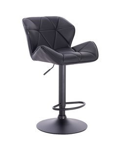HC111W Scaun Negru Bază Neagra