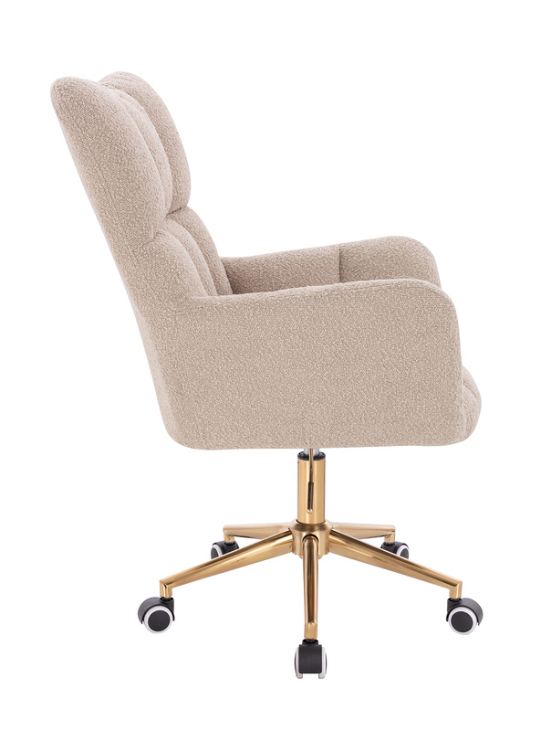 HR650K Latte Boucle Scaun Bază Aurie