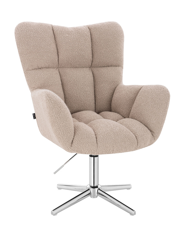 HR650CROSS Latte Boucle Scaun Bază Cromata