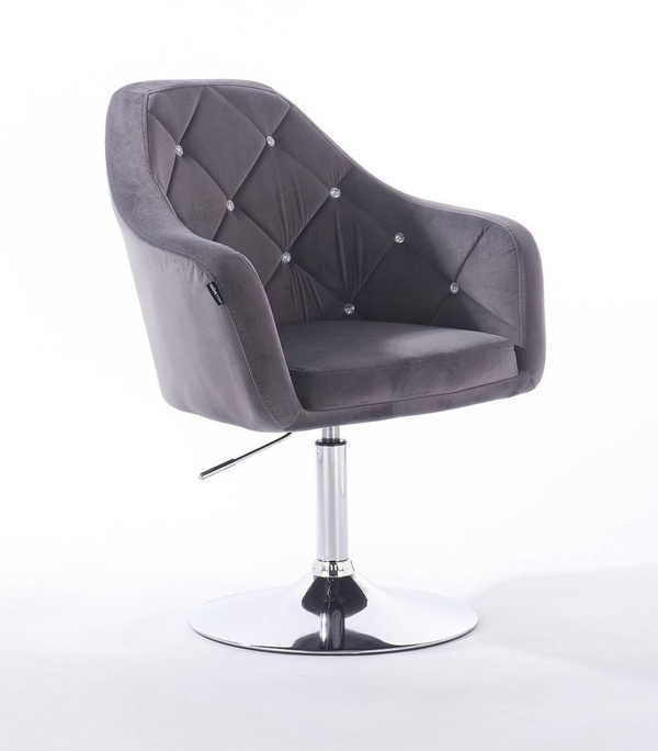 HR830N Scaun Catifea Grafit