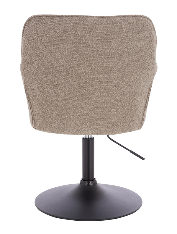 HR550N Scaun Latte Boucle cu Bază Neagră