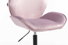 HR350CROSS Scaun Mov din Catifea Bază Neagră