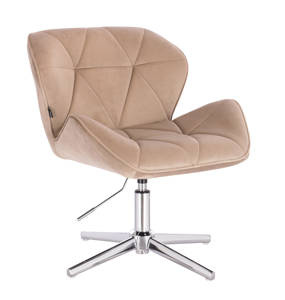 HR111CROSS Scaun Latte Catifea