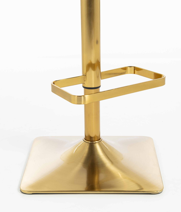 HR250KW Scaun Piele Ecologică Premium Soft Culoare Caramel Bază Aurie