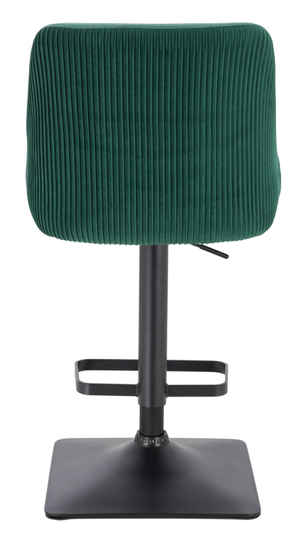 HR920KW Scaun Verde din Catifea cu Bază Neagră