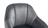 HR2055K Scaun Grafit din Catifea cu Bază Aurie