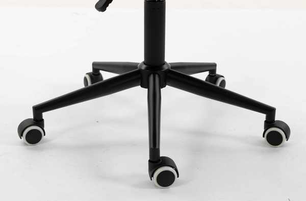 HR8404K Scaun Crem Boucle cu Bază Neagră