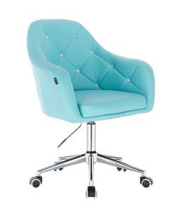 HR830K Scaun Turcoaz de Piele