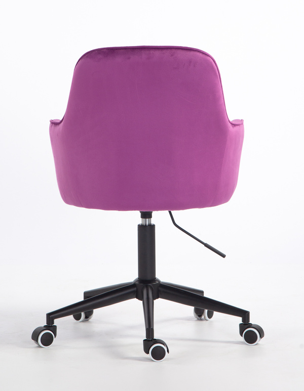 HR2022K Fucsia din Catifea Bază Neagră