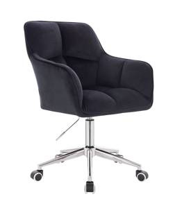 HR550K Scaun Negru Catifea