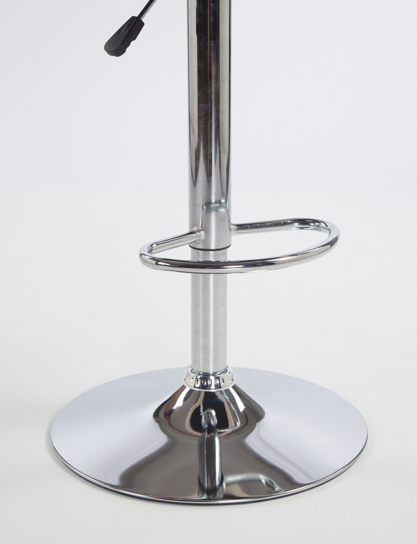 HR2055W Scaun Crem din Catifea cu Bază Cromata