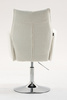 HR280N Scaun Crem Boucle cu Bază Cromata