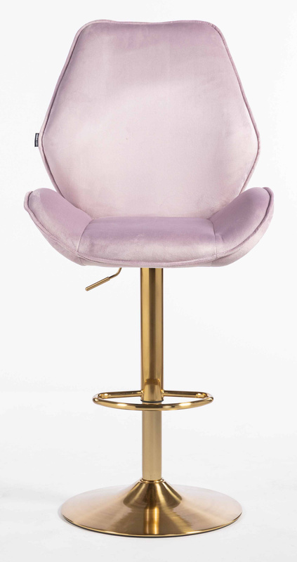 HR350W Scaun Mov din Catifea Bază Aurie