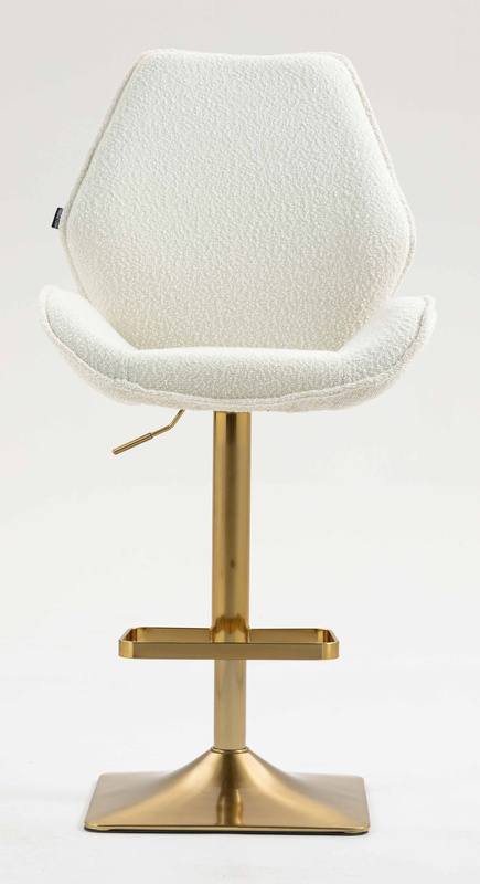 HR350KW Scaun Boucle din Catifea Bază Aurie