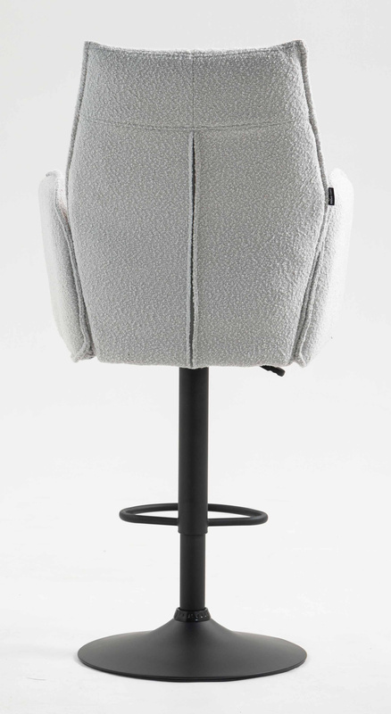 HR280W Scaun Gri Boucle cu Bază Neagră