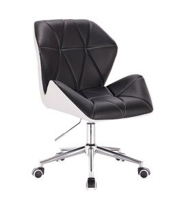 HR212K SCAUN ALB-NEGRU