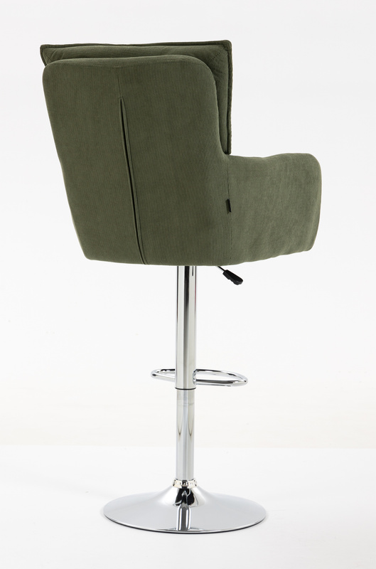 HR250W Scaun Zsályazöld Prémium Kordbársony Bază Cromata