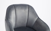 HR2055N Scaun Grafit din Catifea cu Bază Aurie