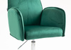 HR280K Scaun Verde din Catifea cu Bază Cromata