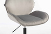 HR350N Scaun Gray din Catifea Bază Neagră