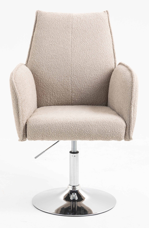 HR280N Scaun Latte Boucle cu Bază Cromata