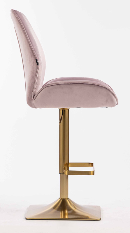 HR350KW Scaun Mov din Catifea Bază Aurie