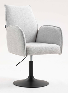 HR280N Scaun Gri Boucle cu Bază Neagră