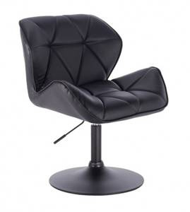 HC111N Scaun Neagră cu Bază Aurie