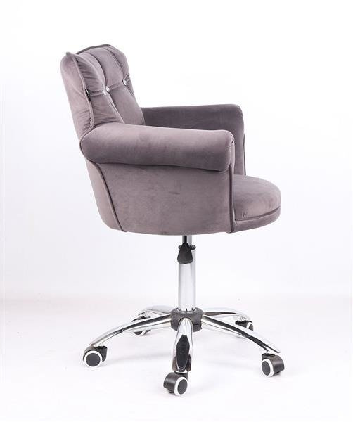 HR804CK Scaun Grafit din Catifea