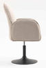 HR280N Scaun Latte Boucle cu Bază Neagră