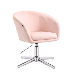HR8326CROSS Scaun Roz Catifea