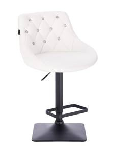 HC931KW Scaun Alb cu Bază Neagră